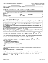 Form CDPH272 Elective Percutaneous Coronary Intervention (Pci) Program Application - California, Page 16