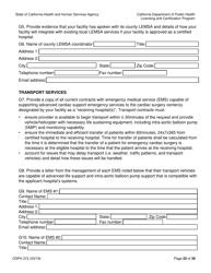Form CDPH272 Elective Percutaneous Coronary Intervention (Pci) Program Application - California, Page 22