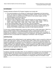 Form CDPH272 Elective Percutaneous Coronary Intervention (Pci) Program Application - California, Page 3