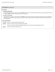 Form CDPH8296 Listeriosis Case Report - California, Page 15