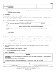 Form FL-600 Summons and Complaint or Supplemental Complaint Regarding Parental Obligations (Governmental) - California, Page 3