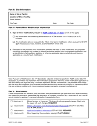 Form DEEP-TV-APP-100MM Minor Modification Application for an Existing Title V Permit - Connecticut, Page 3