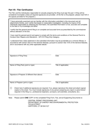 Form DEEP-IWRD-GP-015 3(A)1 (GP-015-3(A)1-NO PE) General Permit to Conduct Repairs and Alterations to Dams - Connecticut, Page 8