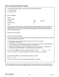 Form DEEP-TV-SIG-REG-002 Written Authorization Form Rcsa Section 22a-174-2a(A)(2)(B) - Connecticut, Page 2