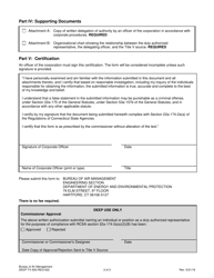Form DEEP-TV-SIG-REG-002 Written Authorization Form Rcsa Section 22a-174-2a(A)(2)(B) - Connecticut, Page 3