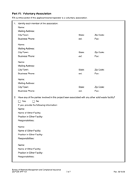 Form DEP-SW-APP-101 Attachment H Solid Waste Facilities Background Information - Applicant/Owner/Operator - Connecticut, Page 7