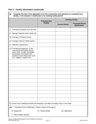 Form DEP-SW-APP-100 Permit Application for Construction and Operation of a Solid Waste Facility - Connecticut, Page 8