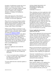 Instructions for Form DEEP-MT-APP-300 License Application for Marine Terminals - Connecticut, Page 2
