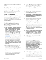 Instructions for Form DEEP-MT-APP-300 License Application for Marine Terminals - Connecticut, Page 3