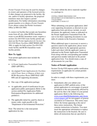 Instructions for Form DEP-HAZ-APP-600 Permit Application for Facilities Which Treat, Store or Dispose of Their Own Rcra Hazardous Waste - Connecticut, Page 2