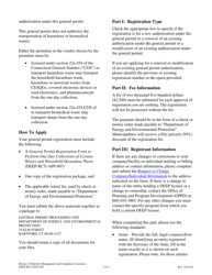 Instructions for Form DEEP-RCY-REG-007 General Permit Registration Form to Perform One Day Collections of Certain Wastes and Household Hazardous Waste - Connecticut, Page 2