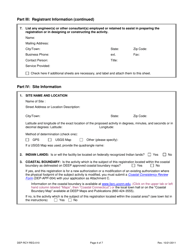Form DEP-RCY-REG-010 General Permit Registration Form for Disassembling Used Electronics - Connecticut, Page 4