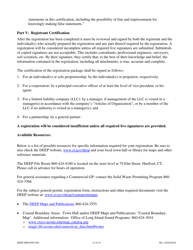 Instructions for Form DEEP-MM-REG-001 General Permit Registration Form to Construct and Operate a Commercial Facility for the Management of Recyclable Materials and Certain Solid Wastes - Connecticut, Page 12