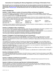 Form JD-GC-10 Attorney Registration Change of Information - Connecticut, Page 3