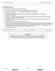 Form JD-CV-120 Application for Waiver of Fees/Payment of Costs - Civil, Housing, Small Claims, and Appellate - Connecticut, Page 3