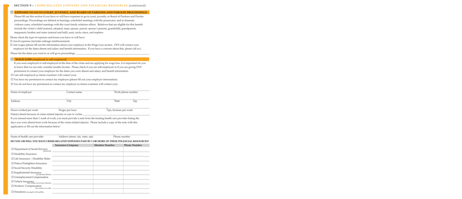 Form JD-VS-8PI Personal Injury Application - Connecticut, Page 5