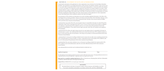 Form JD-VS-8PI Personal Injury Application - Connecticut, Page 6
