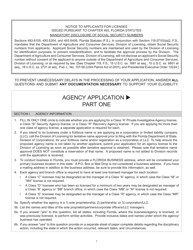 Form FDACS-16022 Application for Class &quot;a&quot;, &quot;b&quot;, or &quot;r&quot; Agency License - Florida, Page 2