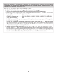 Form FDACS-16022 Application for Class &quot;a&quot;, &quot;b&quot;, or &quot;r&quot; Agency License - Florida, Page 5