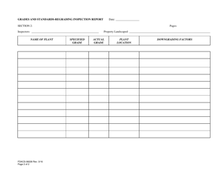 Form FDACS-08228 Grades and Standards-Regrading Report - Florida, Page 2