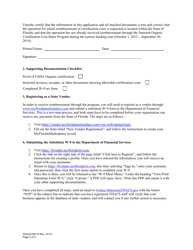 Form FDACS-06715 National Organic Certification Cost Share Program Application - Florida, Page 3