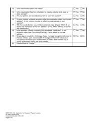 Form DBPR-DDC-109 Application for Change of Physical Location - Florida, Page 6