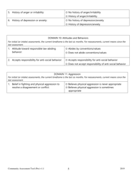 Community Assessment Tool Pre-screen - Florida, Page 5