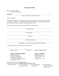 Form CR2E007 Application by Foreign Corporation for Authorization to Transact Business in Florida - Florida, Page 2