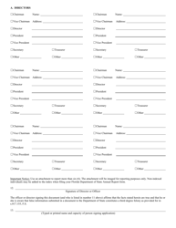 Form CR2E007 Application by Foreign Corporation for Authorization to Transact Business in Florida - Florida, Page 4