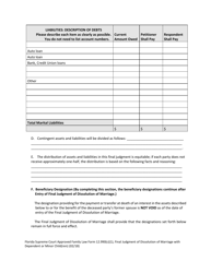 Family Law Form 12.990(C)(1) &quot;Final Judgment of Dissolution of Marriage With Dependent or Minor Child(Ren)&quot; - Florida, Page 5