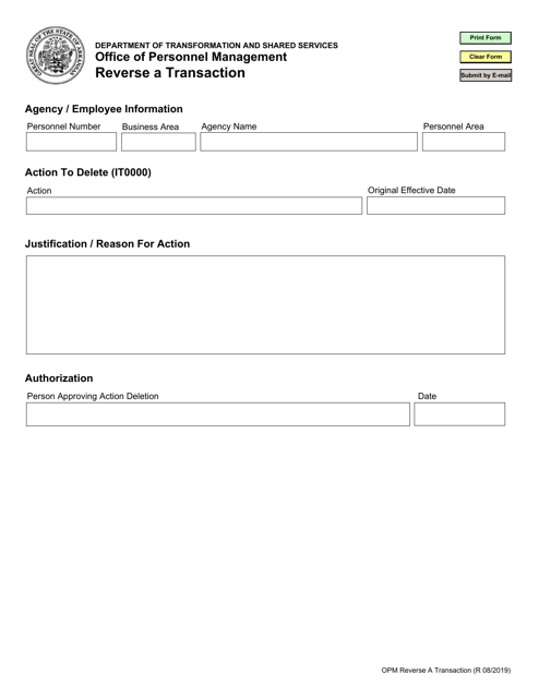 Reverse a Transaction - Arkansas Download Pdf