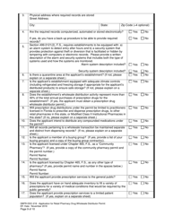 Form DBPR-DDC-218 Application for Retail Pharmacy Drug Wholesale Distributor Permit - Florida, Page 9