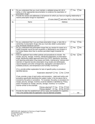 Form DBPR-DDC-225 Application for Permit as a Freight Forwarder - Florida, Page 10
