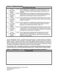 Form DBPR-DDC-225 Application for Permit as a Freight Forwarder - Florida, Page 7
