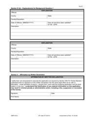 Form DBPR VM2 Application for Registration of a Veterinary Premise - Florida, Page 6
