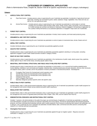 Form P-17.1 Application for Commercial Applicator Certification / Recertification - Hawaii, Page 2