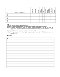 Exhibit A Participant File Review Worksheet - Hawaii, Page 3