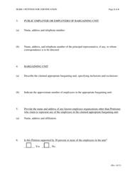 Form HLRB-1 Petition for Certification - Hawaii, Page 2