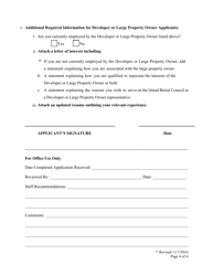 Island Burial Council Candidate Application - Hawaii, Page 5