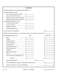 Form 1F-P-081 Income and Expense Statement - Hawaii, Page 2