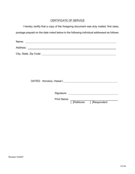 Form 1F-P-753 Motion and Declaration to Amend, Dissolve, or Extend the Existing Order - Hawaii, Page 3