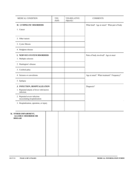 Form 1F-P-2030 Medical Information Form - Hawaii, Page 4