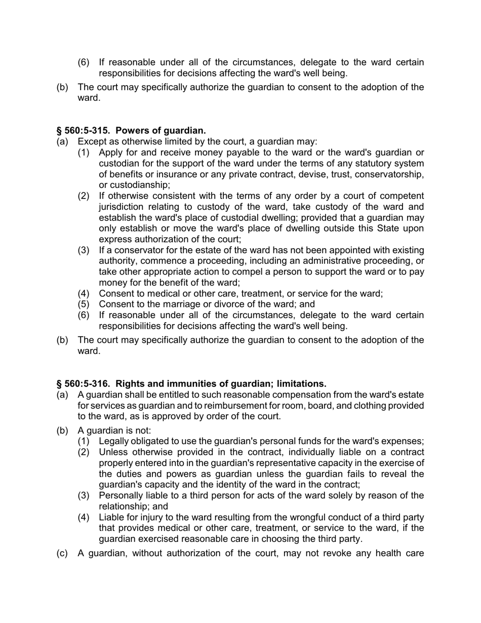 Form 1F-P-2014 Order Appointing Guardian With Limited / Unlimited Authority - Hawaii, Page 8