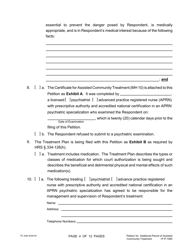 Form 1F-P-1065 Petition for Additional Period of Assisted Community Treatment - Hawaii, Page 4