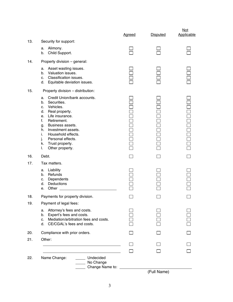 Form 2F-P-512 Settlement Conference Order - Hawaii, Page 3