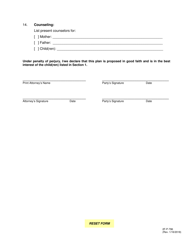 Form 2F-P-796 Proposed Parenting Plan - Hawaii, Page 8