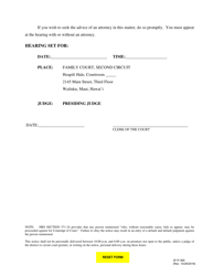 Form 2F-P-365 Amended Notice of Hearing - Hawaii, Page 2