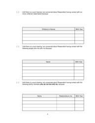 Form 2F-P-466 Ex Parte Petition for an Hrs 586 Temporary Restraining Order - Hawaii, Page 4