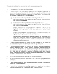 Form 2F-P-205 &quot;Specific Consent to Adoption of Mother/Father/Other&quot; - Hawaii, Page 4