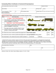 Form ITD3141 Application for Military Cdl Skills Test Waiver - Idaho, Page 3